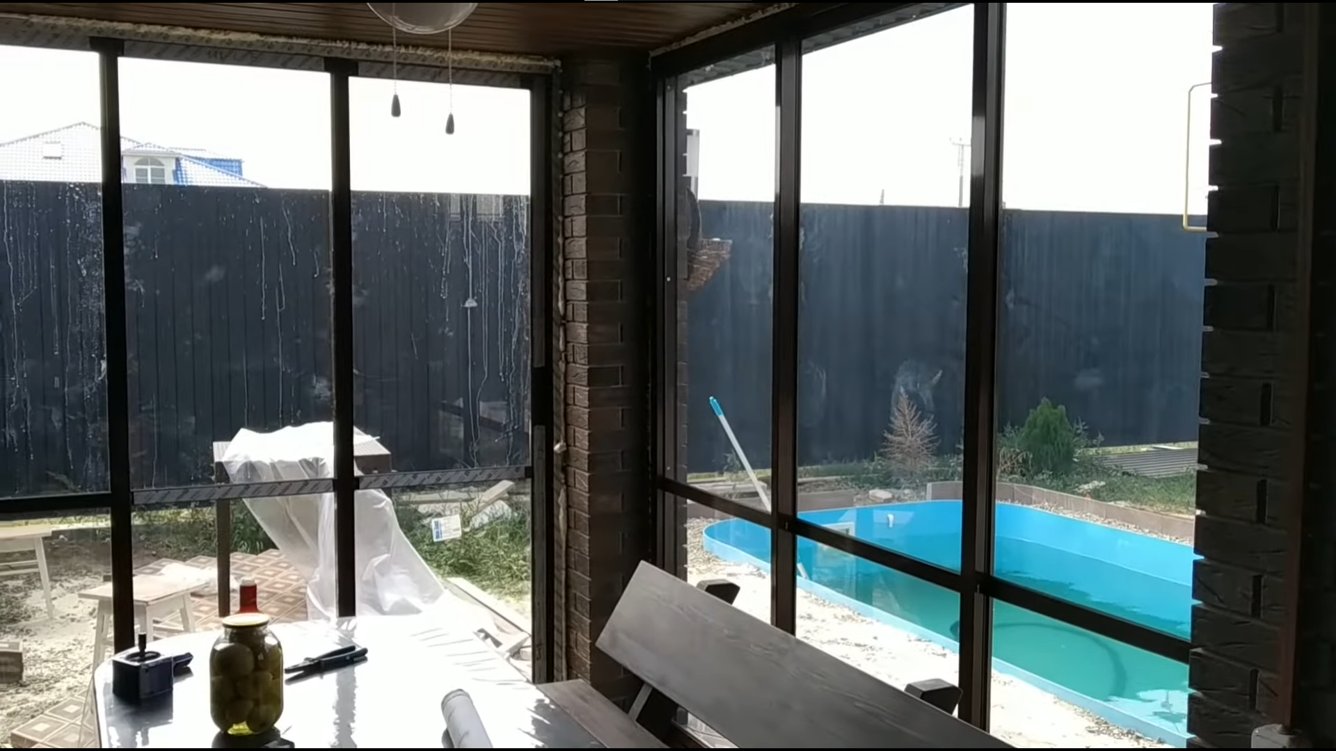 Остекление беседки под ключ